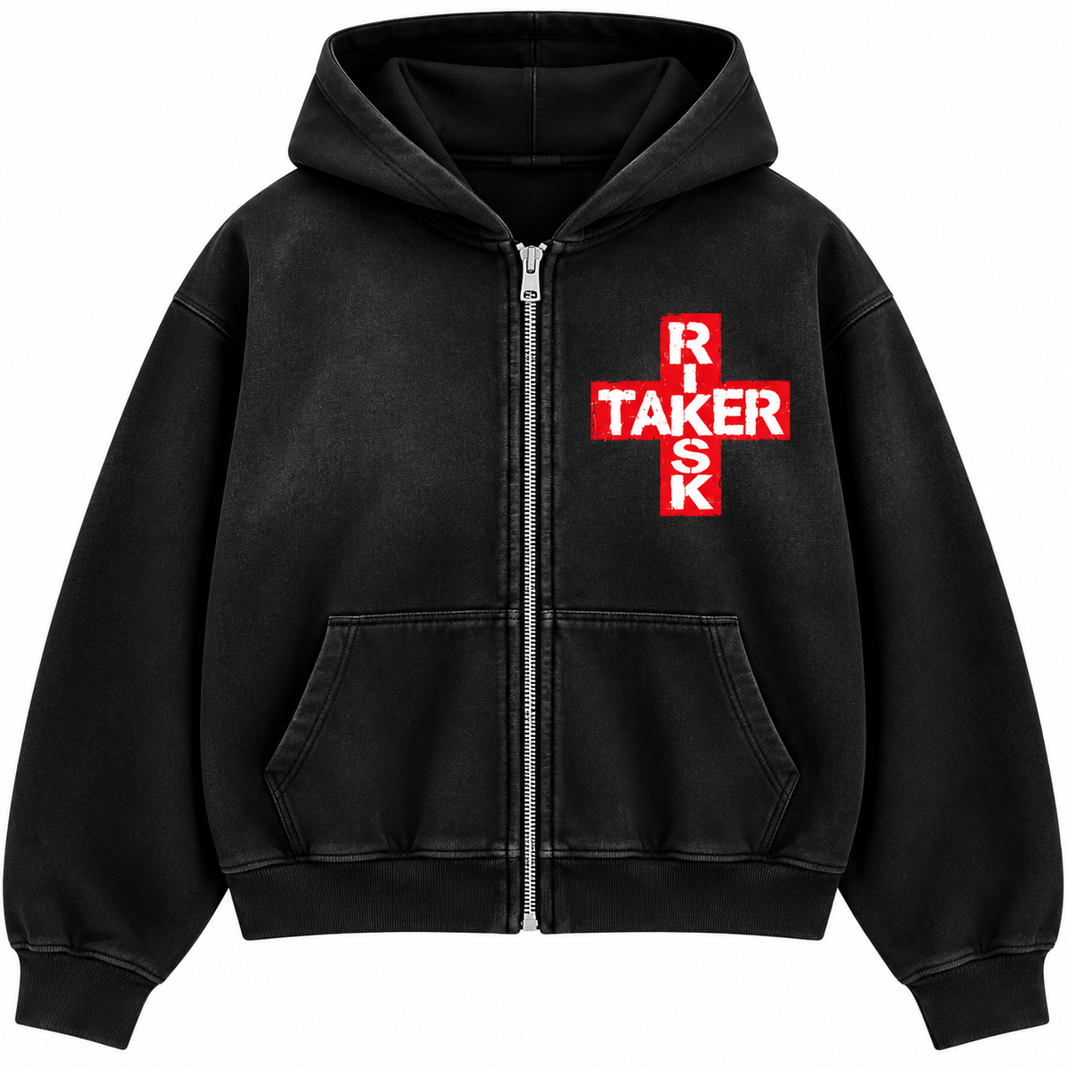Red Cross Zip Up