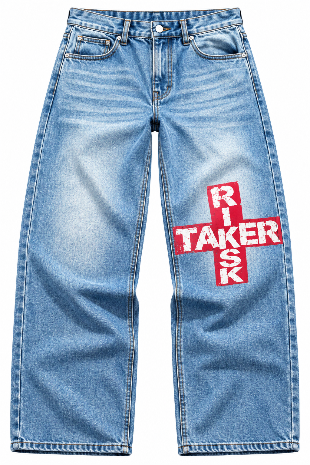 Red Cross Baggy Jeans