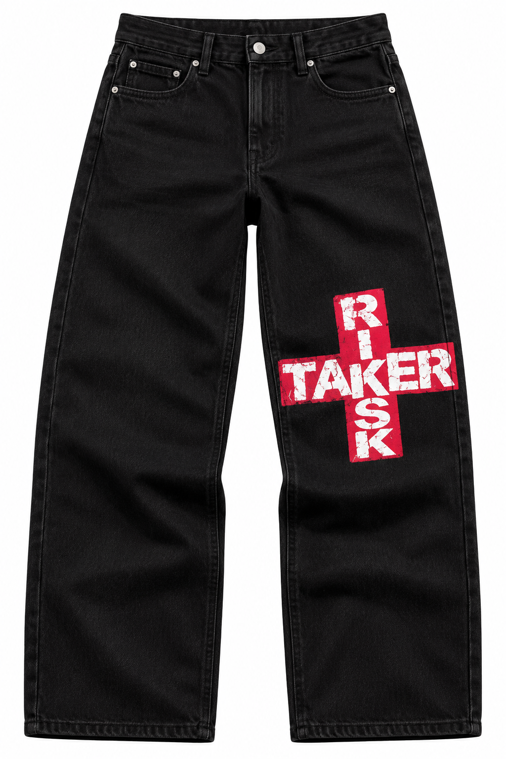 Red Cross Baggy Jeans